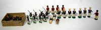 Lot 502 - A small collection of painted lead figures of...