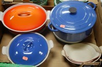 Lot 534 - A collection of Le Creuset kitchenwares