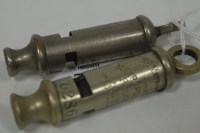 Lot 452 - A Hudson's Metropolitan Police whistle,...