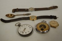 Lot 463 - A 19th century silver pair-cased pocket watch,...