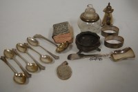 Lot 465 - A Victorian silver sugar scoop, by William...