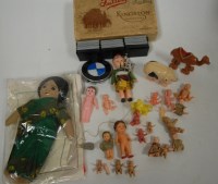 Lot 491 - An Indian Shanta doll; together with various...