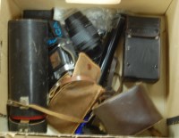 Lot 542 - A collection of assorted cameras, camera...