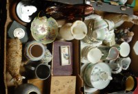 Lot 561 - Two boxes of miscellaneous effects to include...