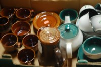Lot 563 - A collection of 1970s tea wares to include...