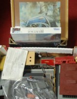 Lot 576 - Two boxes of mixed train items to include 00...