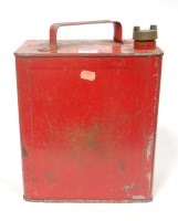 Lot 578 - A 1950s Valour petrol can with cap
