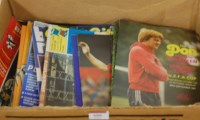 Lot 606 - A collection of 1970s and 1980s football...