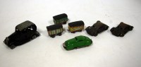 Lot 615 - A collection of tinplate penny type and...