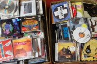 Lot 646 - Two boxes of mixed CDs to include Ministry of...