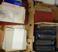 Lot 477 - Two boxes of assorted souvenir stamps;...