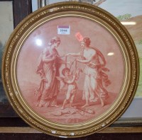 Lot 1044 - After Bartoluzzi, set of three circular framed...