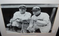 Lot 1060 - Two boxes of various framed photographs of...