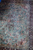 Lot 1114 - A Super Taj Crystal Point loom-woven rug,...