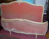 Lot 1142 - A mid-20th century French style bateau lit,...