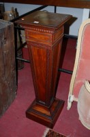 Lot 1143 - A late Victorian walnut torchere, the...