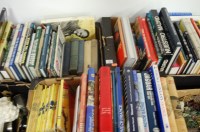 Lot 612 - Three boxes of mixed military and motor-racing...