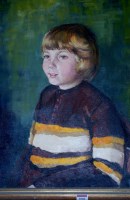 Lot 1004 - Betty Strickland - half length portrait of a...