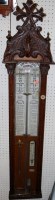 Lot 1087 - A late Victorian carved oak cased Admiral...