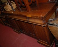 Lot 1181 - A Victorian mahogany inverted breakfront...