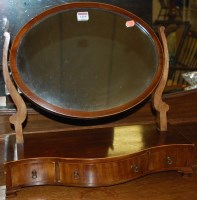 Lot 1219 - An Edwardian mahogany swing framed toiletry...