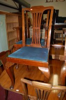 Lot 1249 - A set of ten 1920s mahogany dining chairs,...