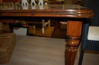 Lot 1258 - A Victorian mahogany round cornered extending...