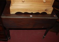 Lot 1163 - A William IV mahogany Pembroke table, the...