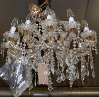 Lot 1284 - A mid 20th century Murano? glass 12 branch...