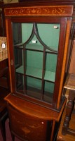 Lot 1208 - A Sheraton Revival mahogany, satinwood...