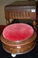 Lot 1355 - A Victorian walnut and Tunbridge inlaid...