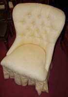 Lot 1312 - A pair of modern yellow floral silk...