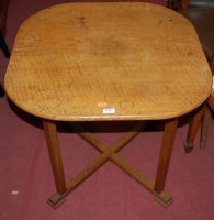 Lot 1326 - A pair of mahogany wine tables in the George...