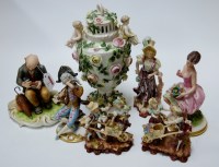 Lot 1 - An early 20th century Continental porcelain...
