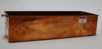 Lot 4 - A small Arts & Crafts copper planter, of...