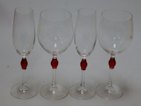 Lot 6 - A pair of Schott Zwiesel glass champagne...