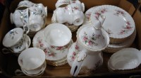 Lot 41 - A Royal Albert part tea and dinner service in...