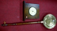 Lot 116 - An early 20th century copper and brass warming...