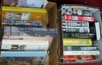 Lot 117 - Two boxes of assorted art and antique...