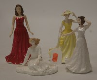 Lot 142 - Four various Royal Doulton figurines to...