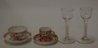 Lot 151 - A pair of early 19th century liqueur glasses,...