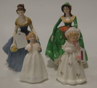 Lot 154 - Three Royal Doulton figurines, to include;...