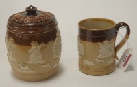 Lot 159 - A Doulton Lambeth salt-glazed stoneware...