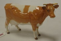 Lot 165 - A Beswick figure of a Guernsey cow, model...