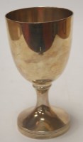 Lot 173 - A George V silver trophy cup, of plain...