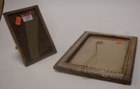 Lot 178 - An Edwardian silver mounted easel photograph...