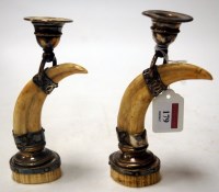 Lot 179 - A pair of 19th century Continental silver...