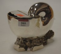Lot 205 - A Victorian silver plated table-top...