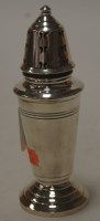 Lot 210 - A George VI silver lighthouse sugar sifter, by...