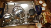 Lot 240 - A box of miscellaneous items, to include; a...
